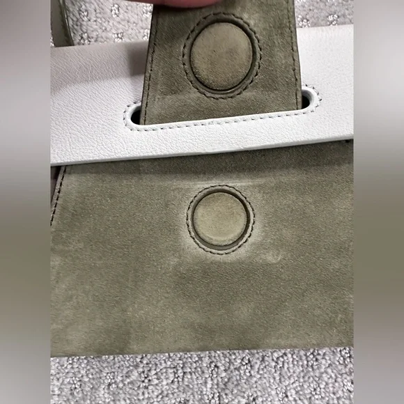 Yuzefi sude trim leather shoulder or waist bag - Picture 6 of 7